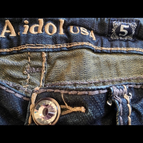 L.A Idol USA Capri dark Jean - Picture 4 of 5